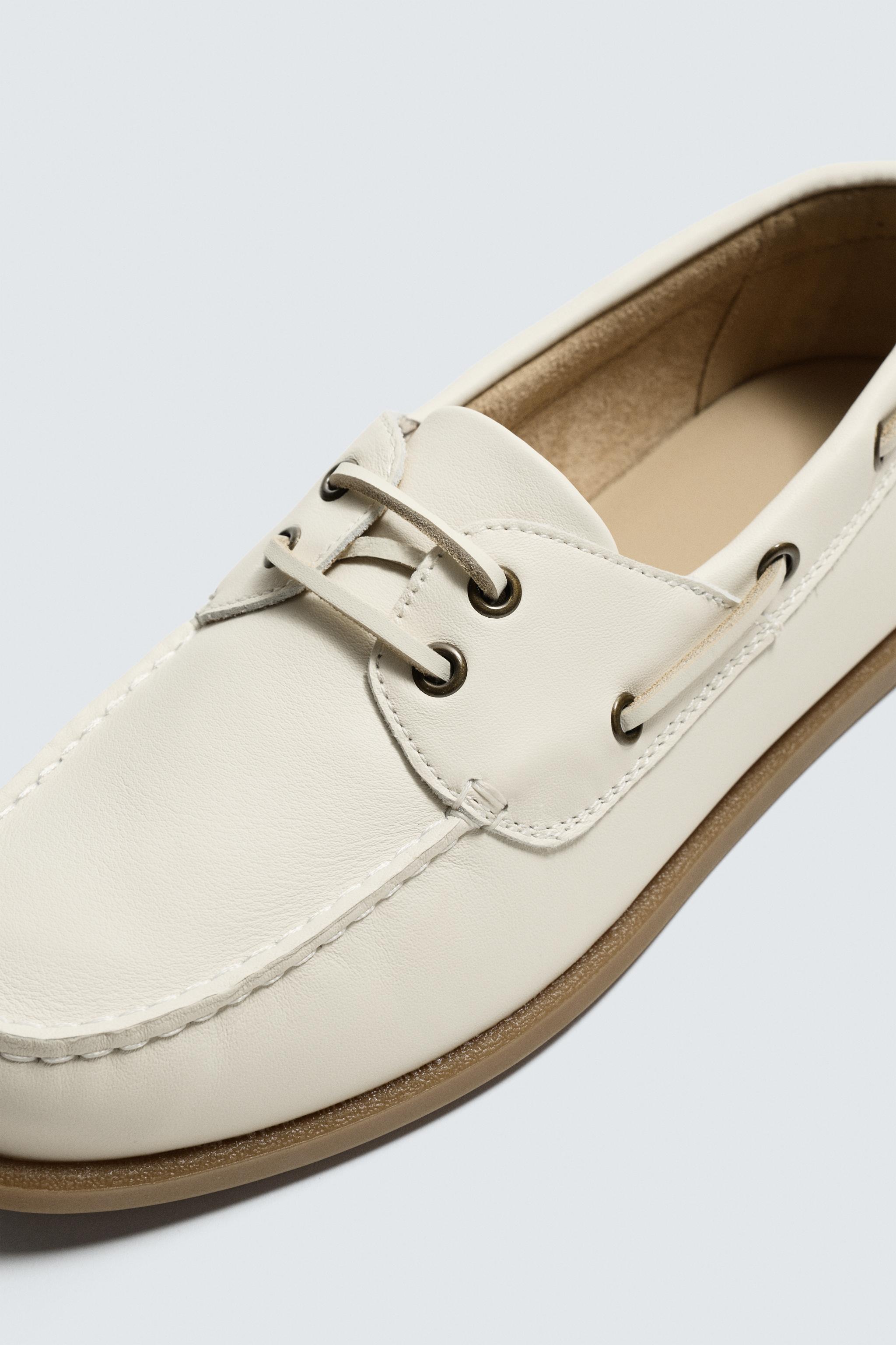 CHAUSSURES BATEAU EN CUIR